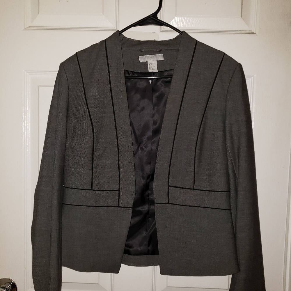H&M gray blazer